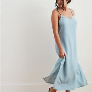 Aerie Chambray MIDI Dress